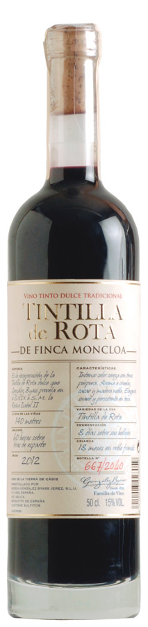 Tintilla de Rota de Finca Moncloa
